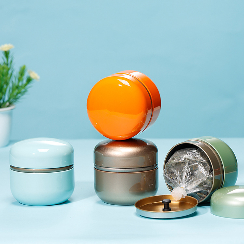Tin Container Lid - علبة تخزين الشاي المطلية بالكهرباء 50