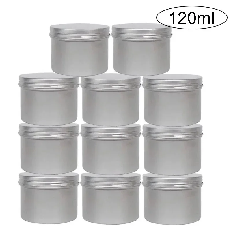 Tin Container Lid - 120 مللي 6/12/18/24/48 قطعة وعاء من