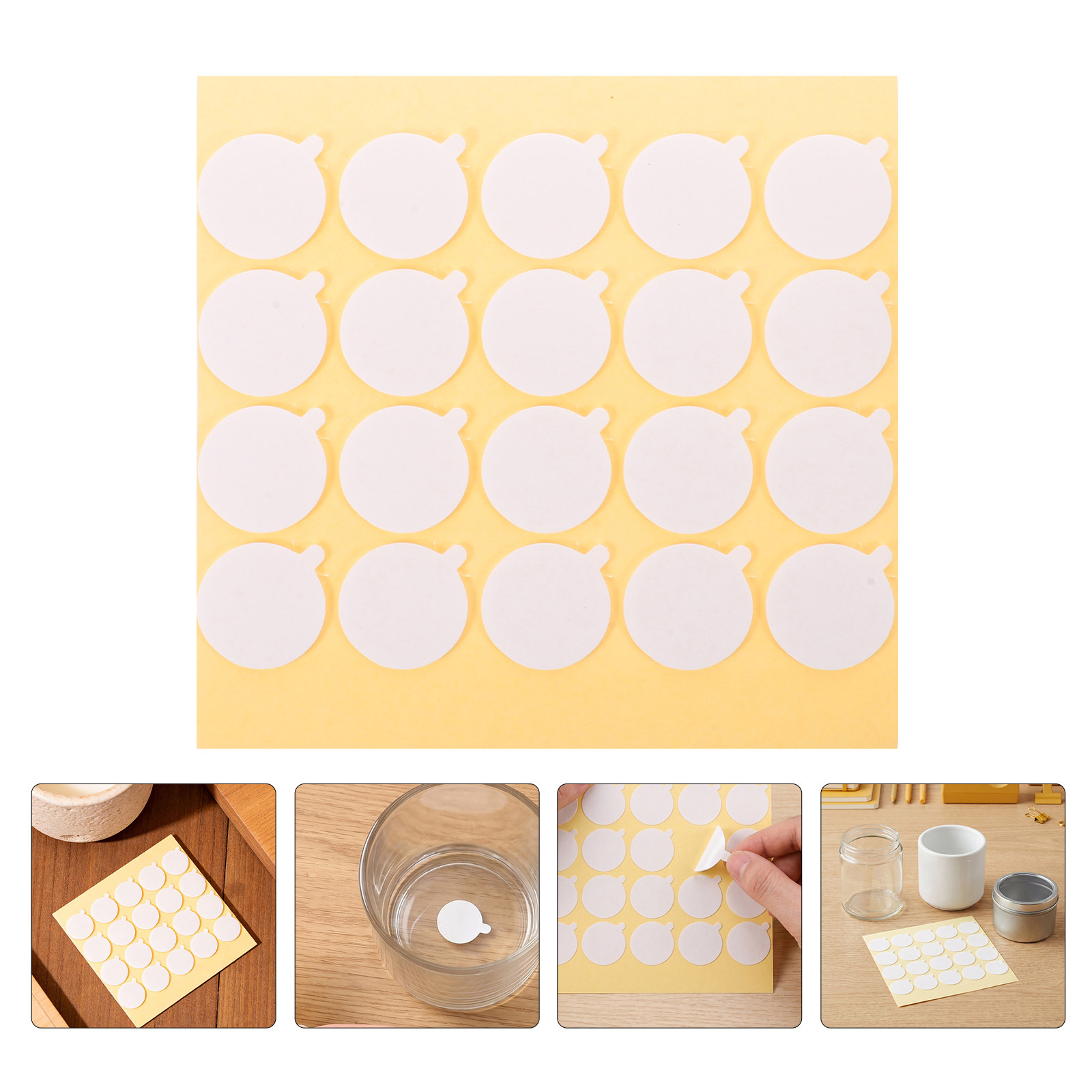 Adhesive Dot Wick - 800 قطعة من لاصقات الفتيل اللاصقة