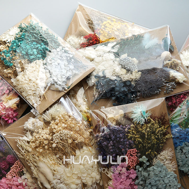 Candle Making Activity - 1 حزمة النباتات الاصطناعية المجففة الزهور