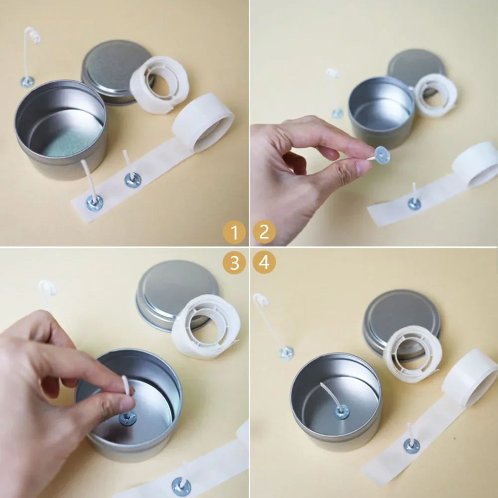 100 نقطة/لفة شمعة الفتيل ملصقا - مراجعة Adhesive Dot Wick وسعره