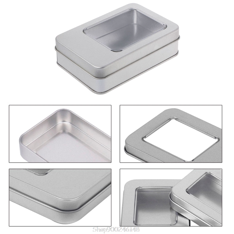 مستطيل القصدير صندوق تخزين الف - مراجعة Tin Container Lid وسعره