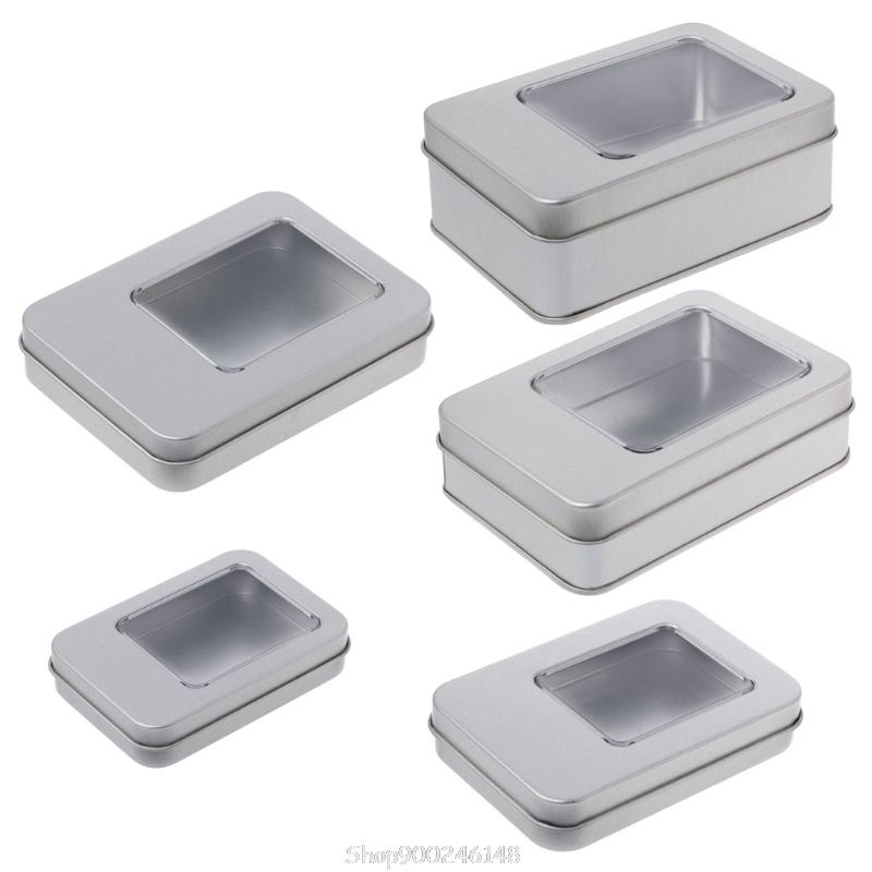 مستطيل القصدير صندوق تخزين الف - مراجعة Tin Container Lid وسعره
