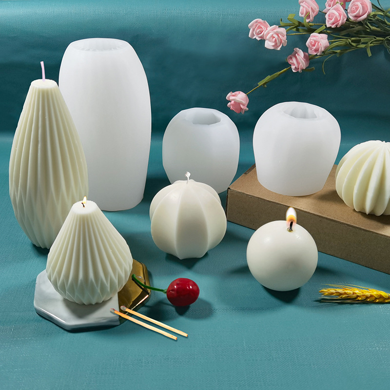 قوالب شمع سيليكون ثلاثية الأبع - مراجعة Candle Making Gel Wax وسعره