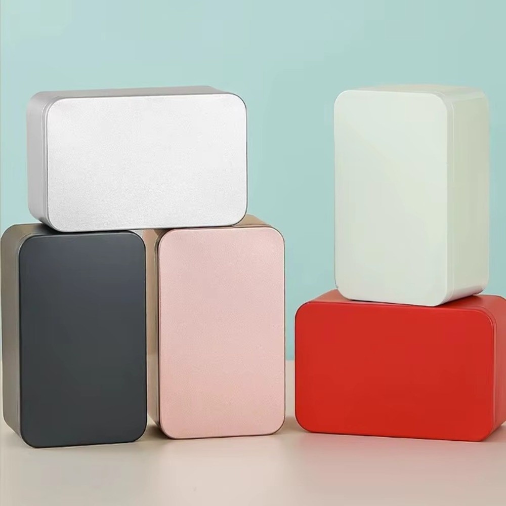 علبة معدنية جديدة بلون موحد مع - مراجعة Tin Container Lid وسعره