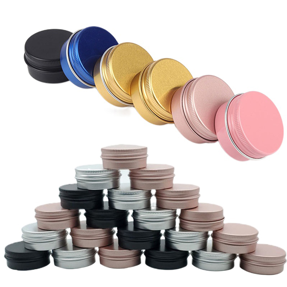 10 قطعة 5 جرام 10 جرام 15 جرام - مراجعة Tin Container Lid وسعره