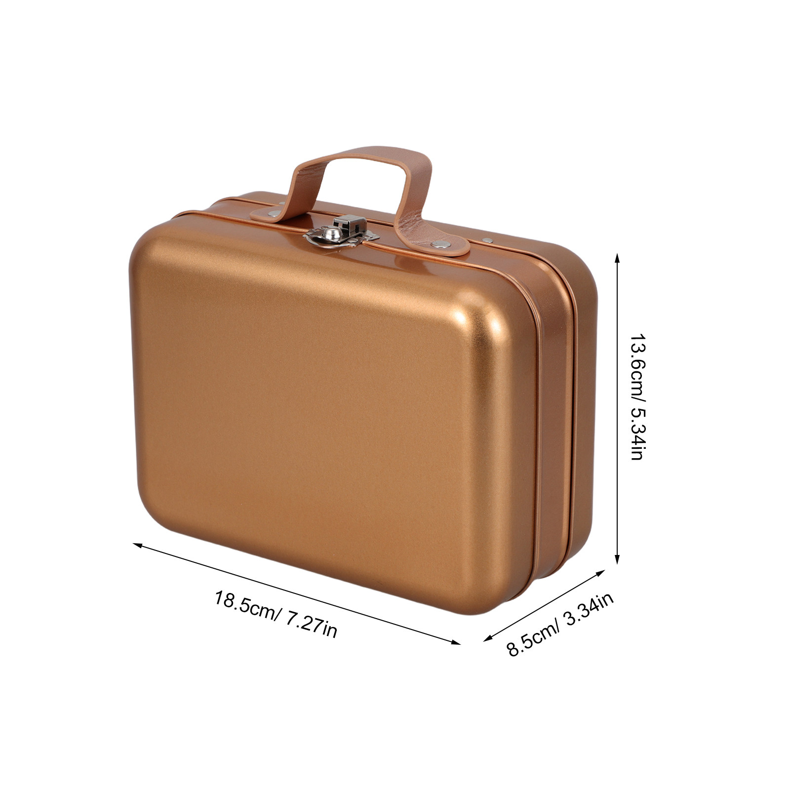 صندوق تخزين معدني مزخرف مقاس 7 - مراجعة Tin Container Lid وسعره